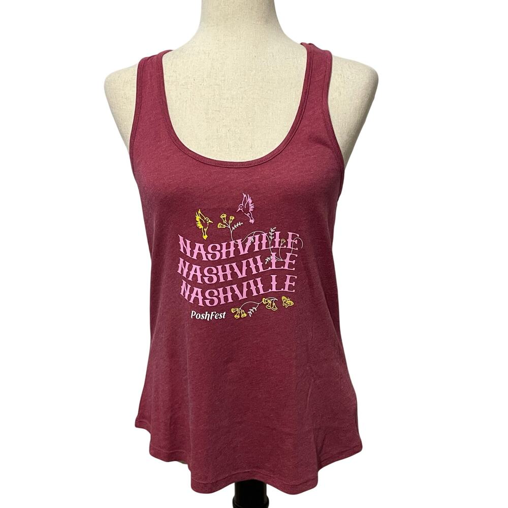 PoshFest  Exclusive 2024 Nashville Muscle Tunic Tank Top Poshmark Posh Women's S
